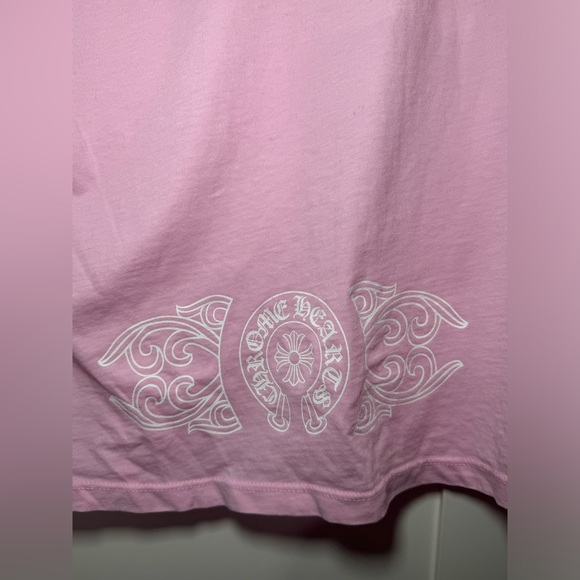CHROME HEARTS VINTAGE LONG SLEEVE SIZE L PINK - Picture 6 of 7